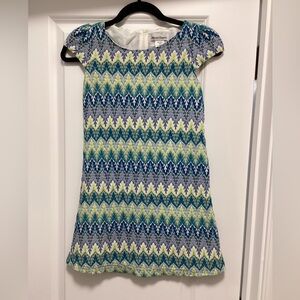 Colorful Chevron Kids Dress